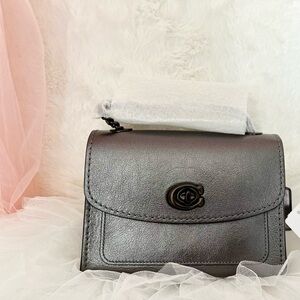 Coach Parker 18 small crossbody. Gray /brand new